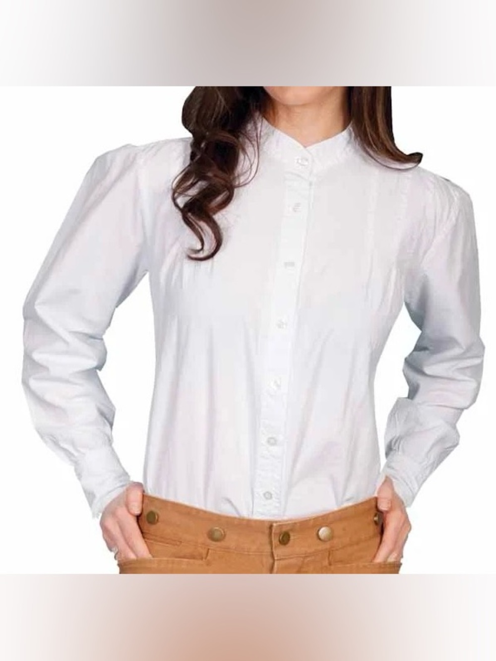 Scully Women's Rangewear Ashley Western Blouse Puff Sleeve Equestrian Victorian